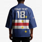 Cape Verde Football Go Champion Custom Kimono Sporty Style