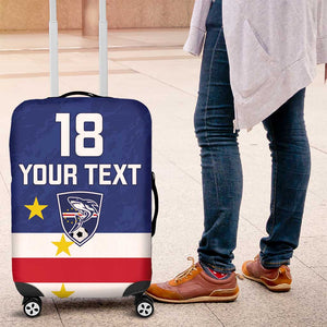 Cape Verde Football Go Champion Custom Luggage Cover Sporty Style - African Pride