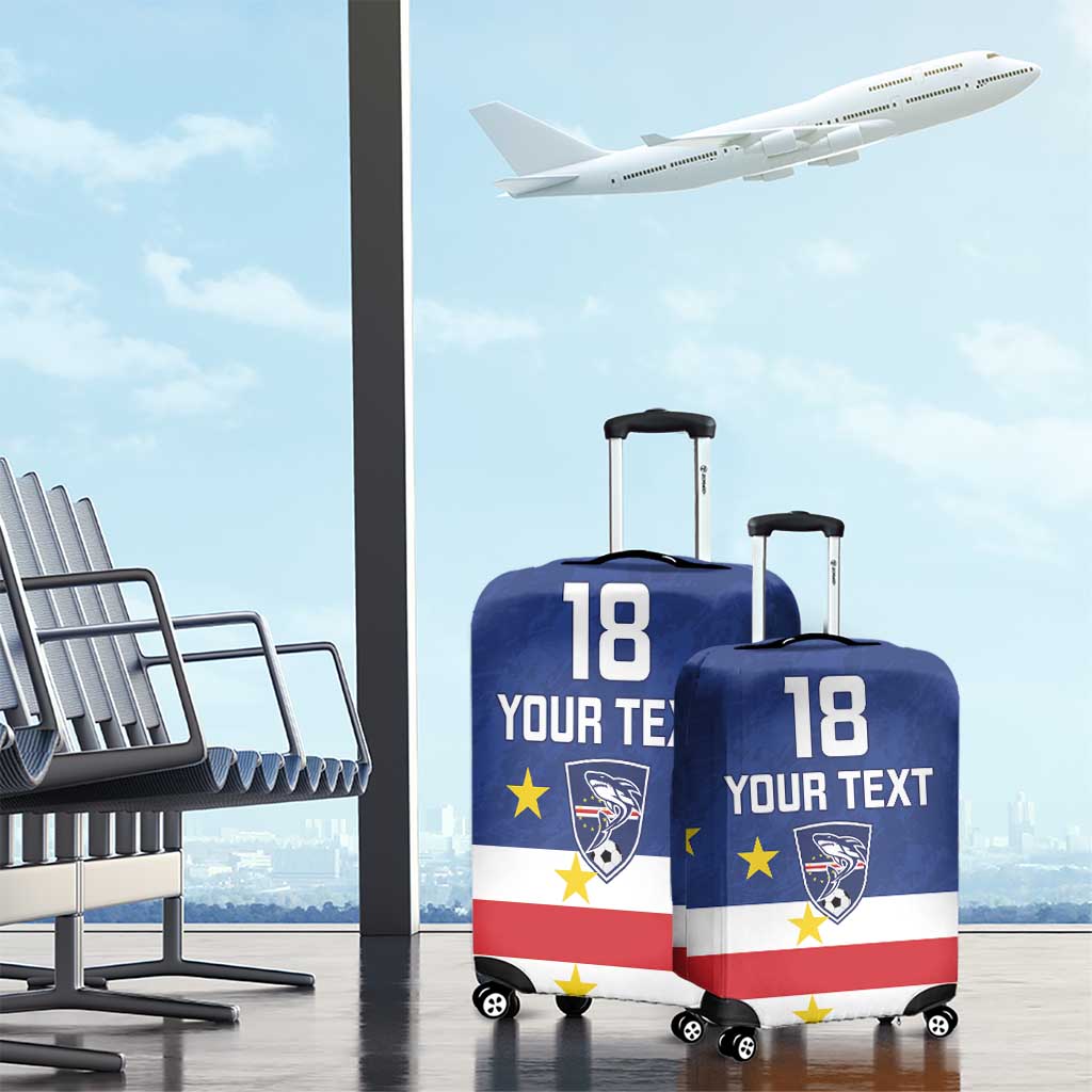 Cape Verde Football Go Champion Custom Luggage Cover Sporty Style - African Pride
