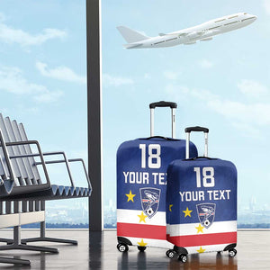 Cape Verde Football Go Champion Custom Luggage Cover Sporty Style - African Pride