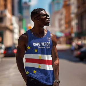 Cape Verde Football Go Champion Custom Men Tank Top Sporty Style - African Pride