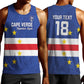 Cape Verde Football Go Champion Custom Men Tank Top Sporty Style - African Pride