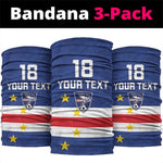 Cape Verde Football Go Champion Custom Neck Gaiter Sporty Style - African Pride