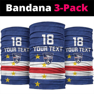 Cape Verde Football Go Champion Custom Neck Gaiter Sporty Style - African Pride