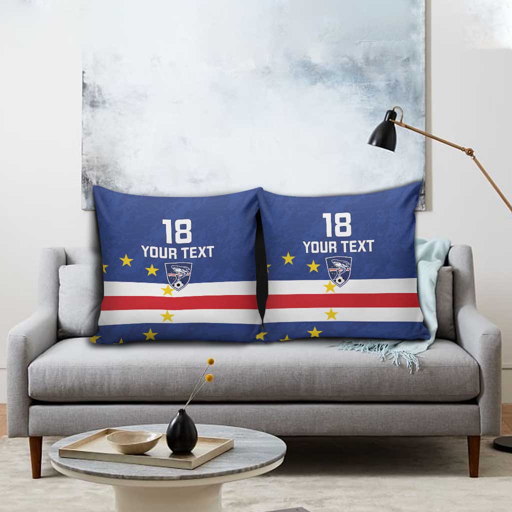 Cape Verde Football Go Champion Custom Pillow Cover Sporty Style