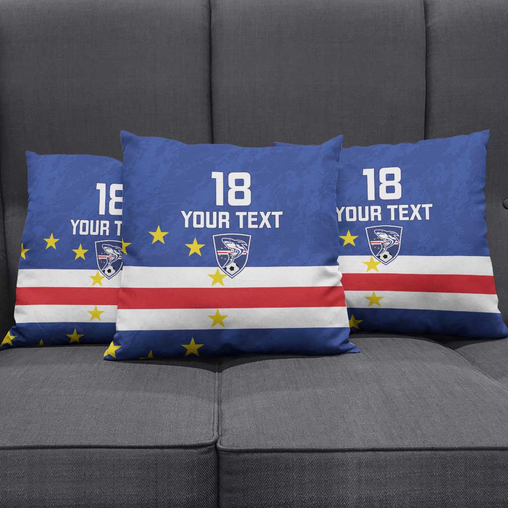 Cape Verde Football Go Champion Custom Pillow Cover Sporty Style