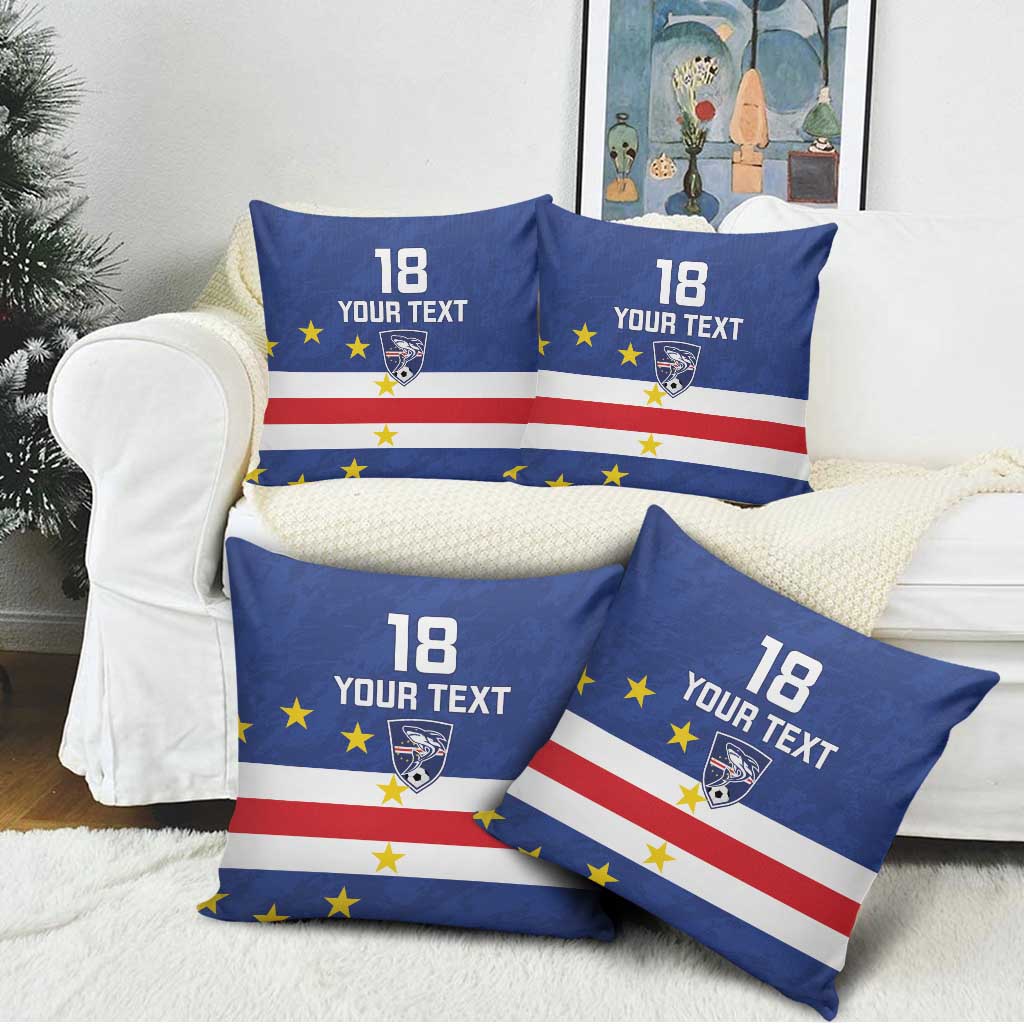 Cape Verde Football Go Champion Custom Pillow Cover Sporty Style