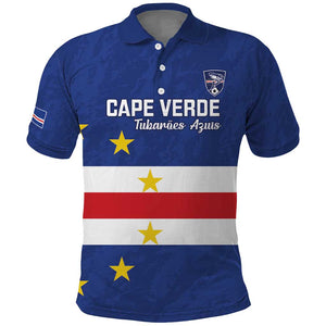Cape Verde Football Go Champion Custom Polo Shirt Sporty Style - African Pride