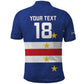 Cape Verde Football Go Champion Custom Polo Shirt Sporty Style - African Pride