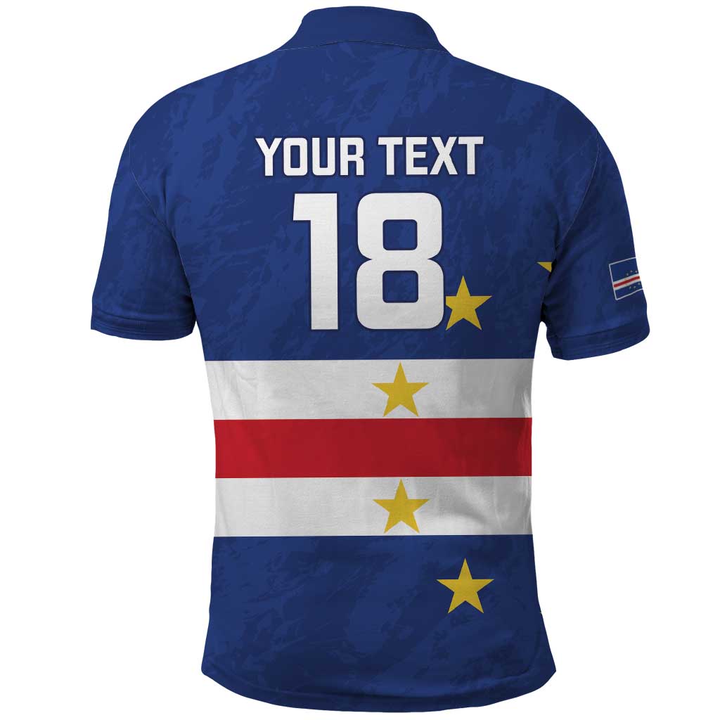 Cape Verde Football Go Champion Custom Polo Shirt Sporty Style - African Pride
