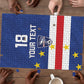 Cape Verde Football Go Champion Custom Puzzle Sporty Style