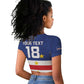 Cape Verde Football Go Champion Custom Raglan Cropped T shirt Sporty Style - African Pride