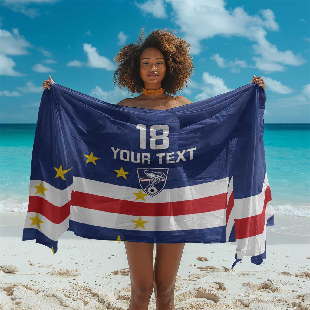 Cape Verde Football Go Champion Custom Sarong Sporty Style - African Pride