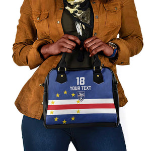 Cape Verde Football Go Champion Custom Shoulder Handbag Sporty Style - African Pride