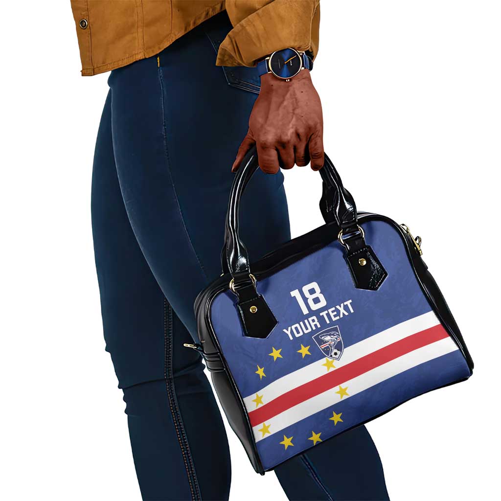 Cape Verde Football Go Champion Custom Shoulder Handbag Sporty Style - African Pride
