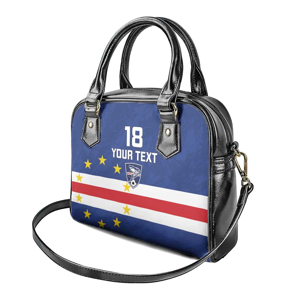 Cape Verde Football Go Champion Custom Shoulder Handbag Sporty Style - African Pride