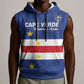 Cape Verde Football Go Champion Custom Sleeveless Hoodie Sporty Style - African Pride
