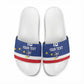 Cape Verde Football Go Champion Custom Slide Sandals Sporty Style