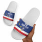 Cape Verde Football Go Champion Custom Slide Sandals Sporty Style