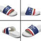 Cape Verde Football Go Champion Custom Slide Sandals Sporty Style