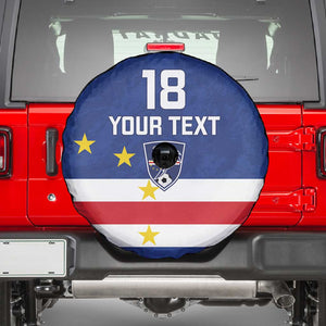 Cape Verde Football Go Champion Custom Spare Tire Cover Sporty Style - African Pride