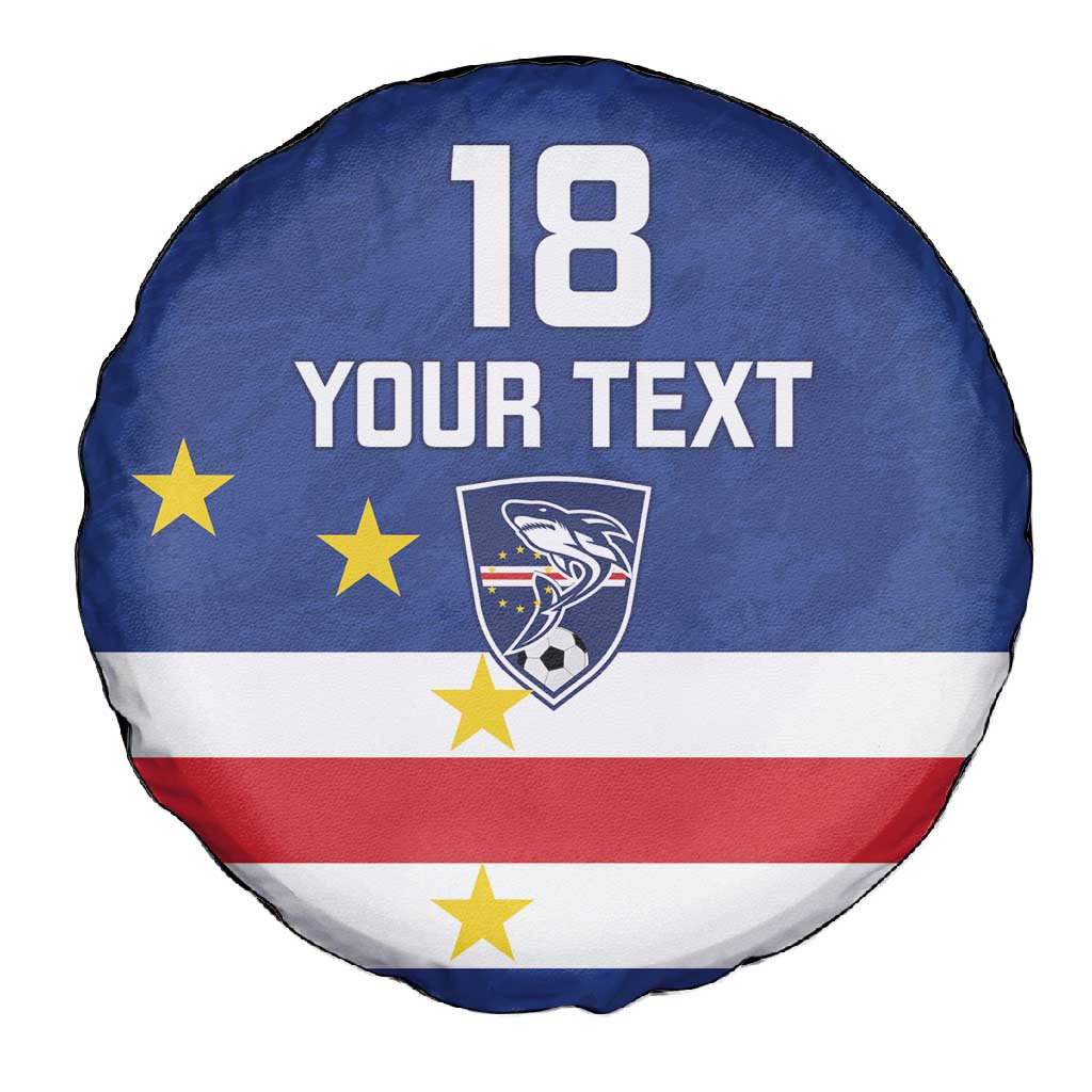 Cape Verde Football Go Champion Custom Spare Tire Cover Sporty Style - African Pride