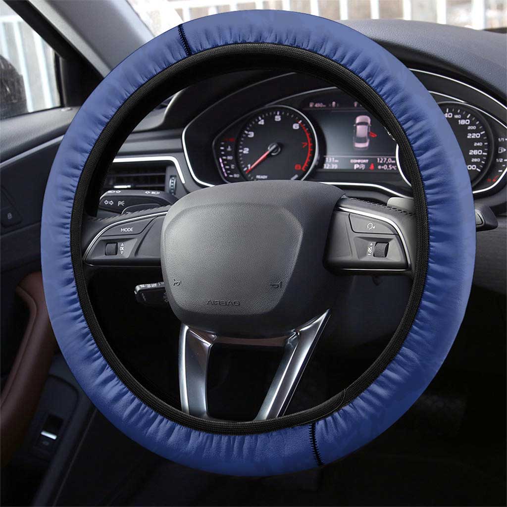 Cape Verde Football Go Champion Steering Wheel Cover Sporty Style - African Pride