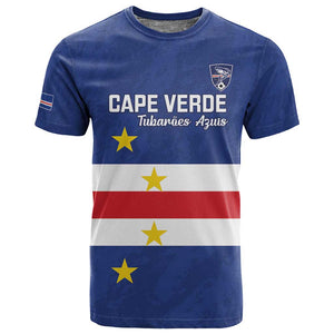 Cape Verde Football Go Champion Custom T shirt Sporty Style - African Pride