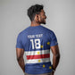 Cape Verde Football Go Champion Custom T shirt Sporty Style - African Pride
