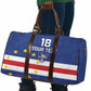 Cape Verde Football Go Champion Custom Travel Bag Sporty Style