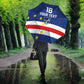 Cape Verde Football Go Champion Custom Umbrella Sporty Style