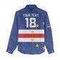 Cape Verde Football Go Champion Custom Women Casual Shirt Sporty Style - African Pride