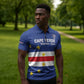 Cape Verde Football Go Champion Custom Zipper Polo Shirt Sporty Style
