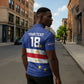 Cape Verde Football Go Champion Custom Zipper Polo Shirt Sporty Style