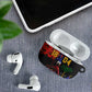 Afro-Haitians Negre Marron AirPods Case Libete Egalite Fratenite