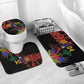 Afro-Haitians Negre Marron Bathroom Set Libete Egalite Fratenite