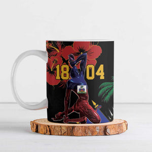 Afro-Haitians Negre Marron Ceramic Mug Libete Egalite Fratenite