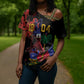 Afro-Haitians Negre Marron Cross Shoulder Shirt Libete Egalite Fratenite