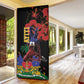 Afro-Haitians Negre Marron Door Cover Libete Egalite Fratenite