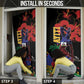 Afro-Haitians Negre Marron Door Cover Libete Egalite Fratenite