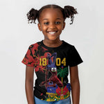 Afro-Haitians Negre Marron Kid T shirt Libete Egalite Fratenite LT18