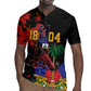 Afro-Haitians Negre Marron Rugby Jersey Libete Egalite Fratenite LT18