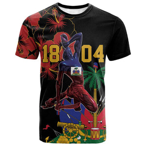 Afro-Haitians Negre Marron T shirt Libete Egalite Fratenite LT18