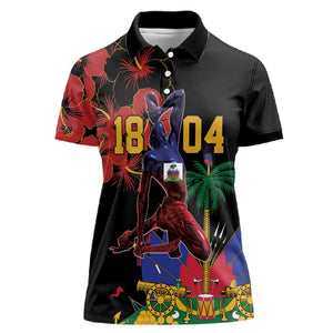 Afro-Haitians Negre Marron Women Polo Shirt Libete Egalite Fratenite LT18