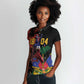 Afro-Haitians Negre Marron Women Polo Shirt Libete Egalite Fratenite LT18