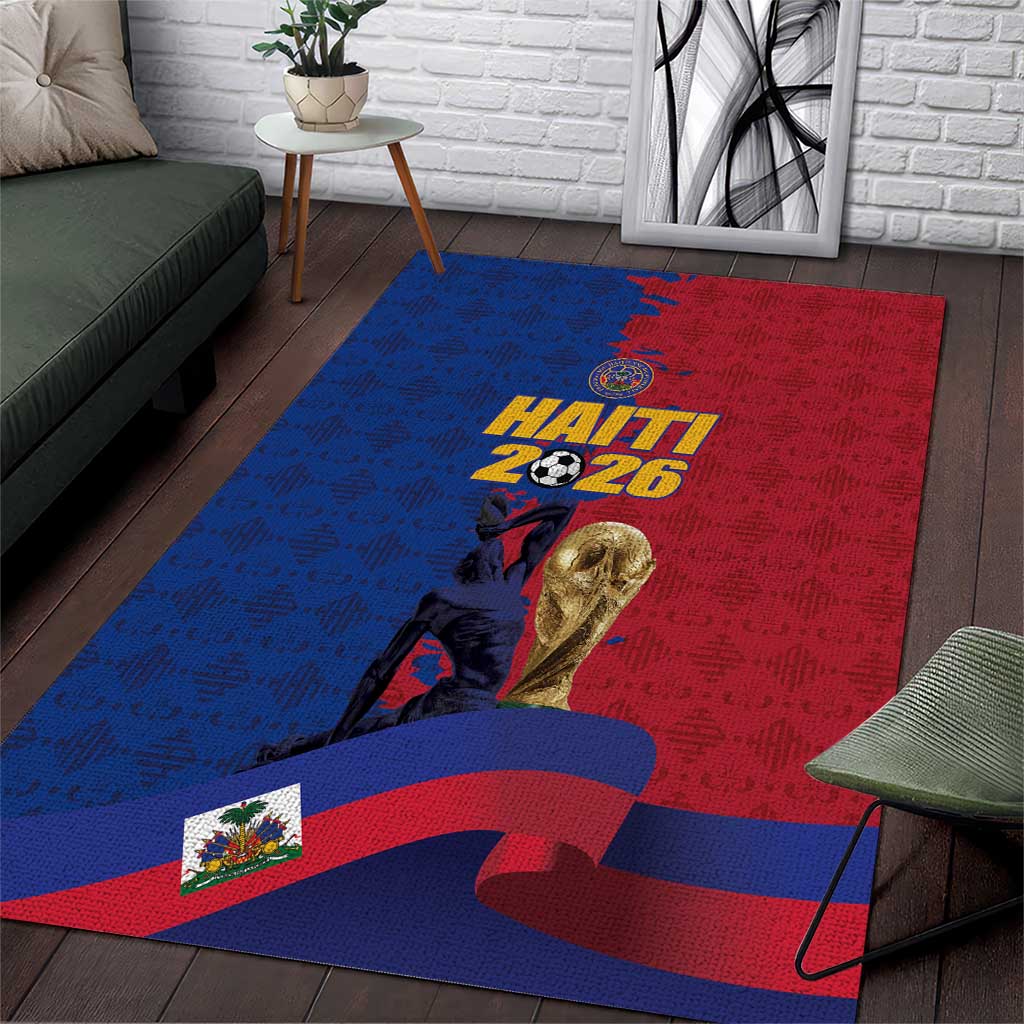 Afro-Haitians Football Area Rug Les Grenadiers 2026 World Football - African Pride