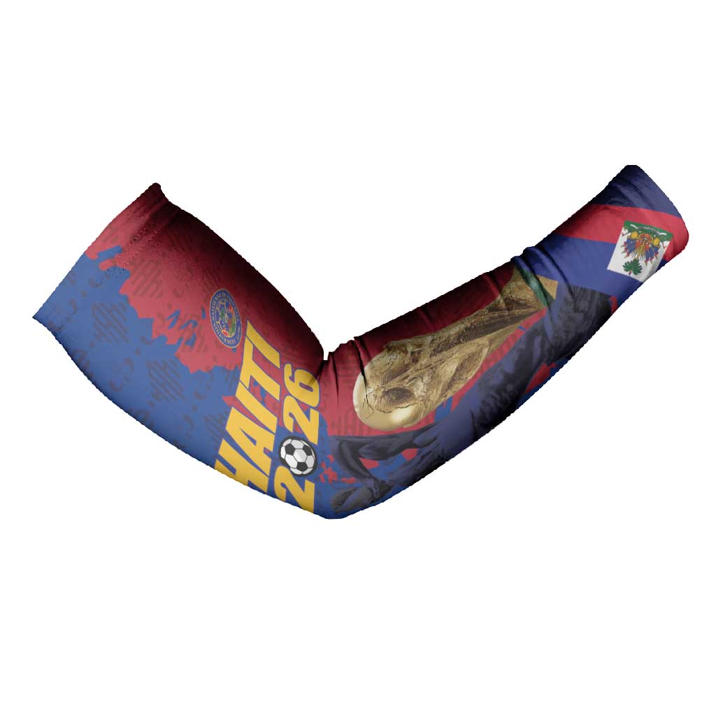 Custom Afro-Haitians Football Arm Sleeves Les Grenadiers 2026 World Football - African Pride
