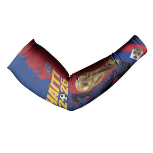 Custom Afro-Haitians Football Arm Sleeves Les Grenadiers 2026 World Football - African Pride