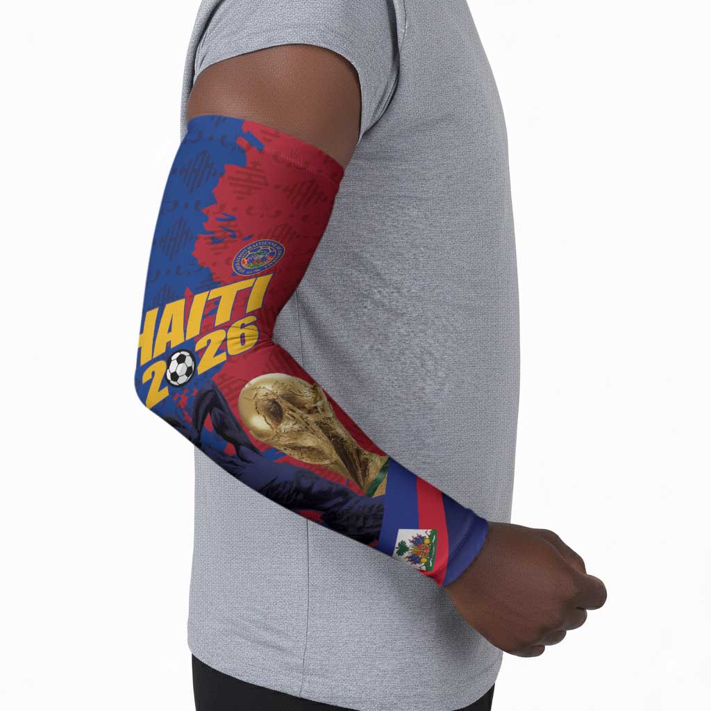 Custom Afro-Haitians Football Arm Sleeves Les Grenadiers 2026 World Football - African Pride