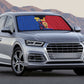 Afro-Haitians Football Auto Sun Shade Les Grenadiers 2026 World Football - African Pride